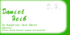 daniel heib business card